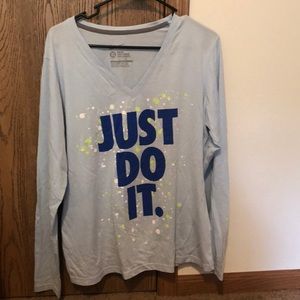 Nike long sleeve v neck